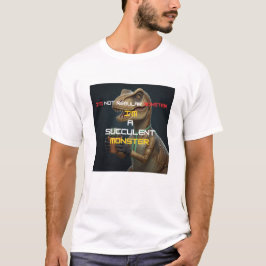 Soy una camiseta divertida de dinosaurio monstruo 