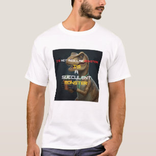 Soy una camiseta divertida de dinosaurio monstruo