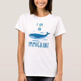 Soy una camiseta divertida inmigrante de la