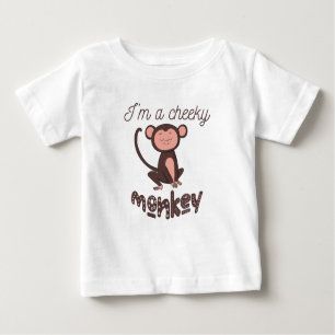 Soy una camiseta fresca del mono