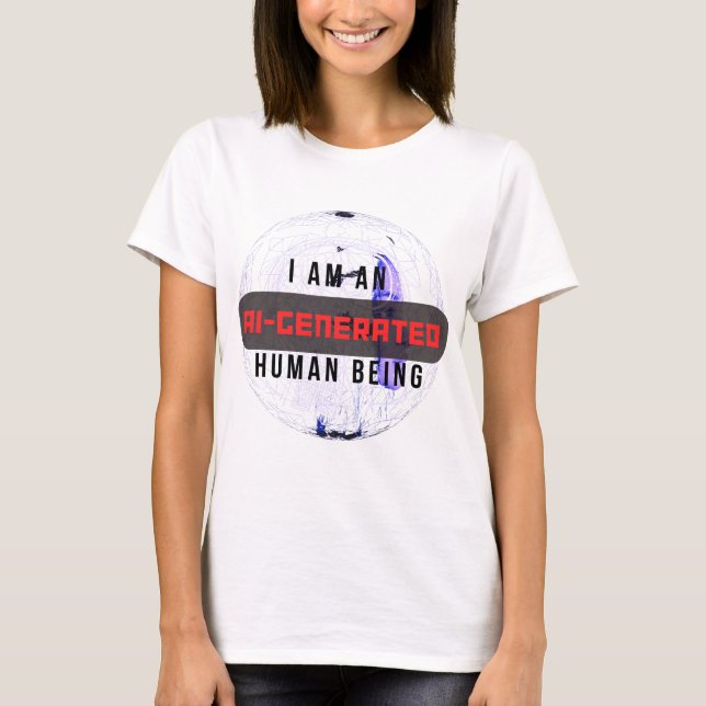 SOY UNA Camiseta GENERADA DE HUMAN BEING Women (Anverso)