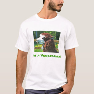 Soy una camiseta vegetariana