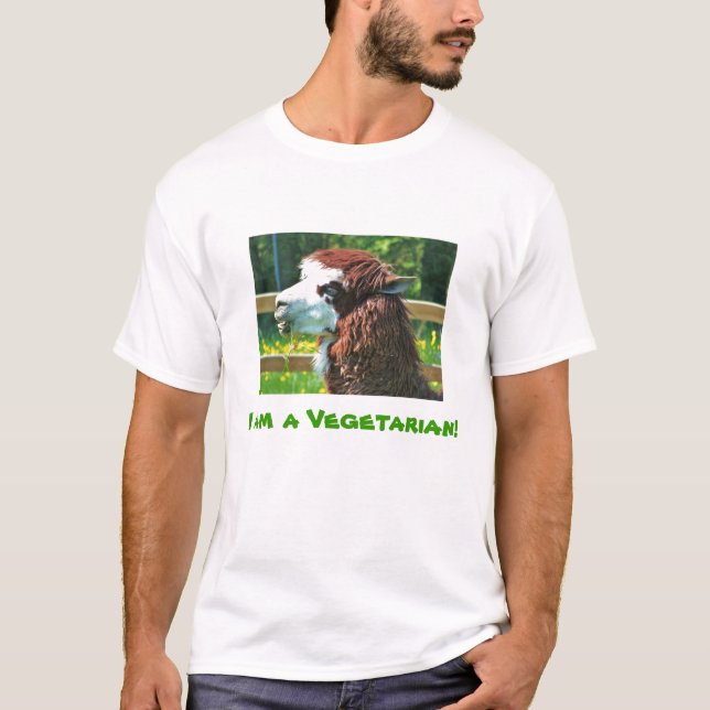 Soy una camiseta vegetariana (Anverso)