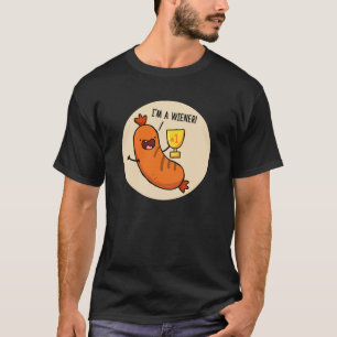 Soy una camiseta Wiener Hotdog Pun Dark