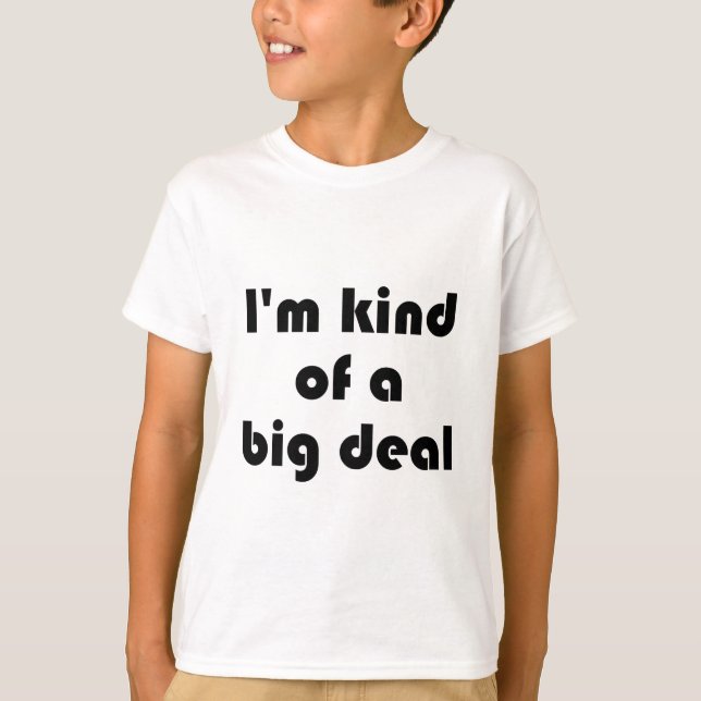 Soy una especie de camiseta Naranja de Big Deal Ki (Anverso)
