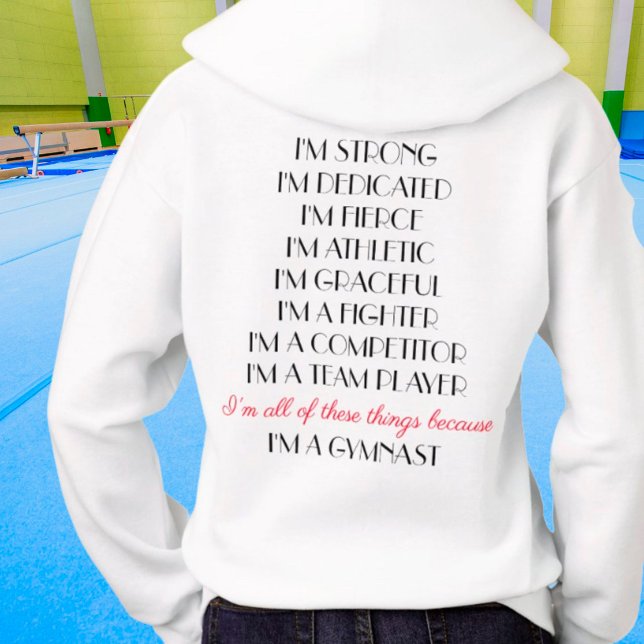 Soy una gimnasta - camiseta de gimnasia Inspirador (Subido por el creador)