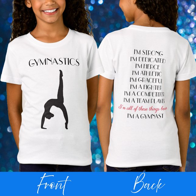 Soy una gimnasta - camiseta de gimnasia Inspirador (Subido por el creador)