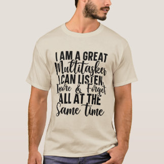 Soy una gran camiseta multitarea