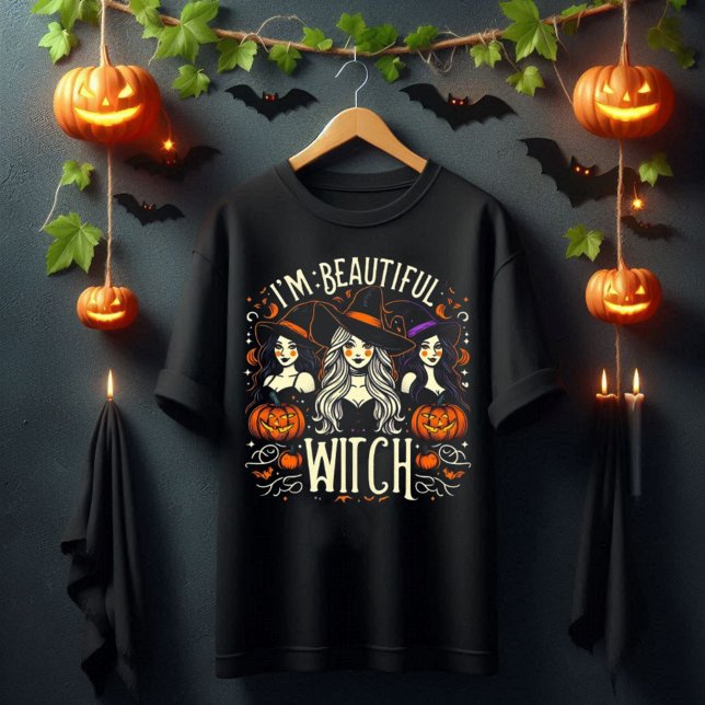 Soy una hermosa camiseta de bruja (I'm Beautiful witch T-shirt )