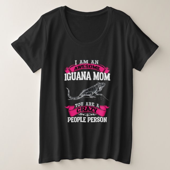 Soy una increíble madre de Iguana (Anverso del diseño)