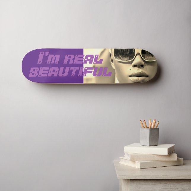 Soy una patineta realmente hermosa (Arte de pared (horz))