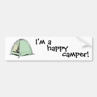 Soy una pegatina del parachoques de camper feliz