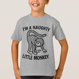 SOY UNA PEQUEÑA Y PEQUEÑA Camiseta MONKEY