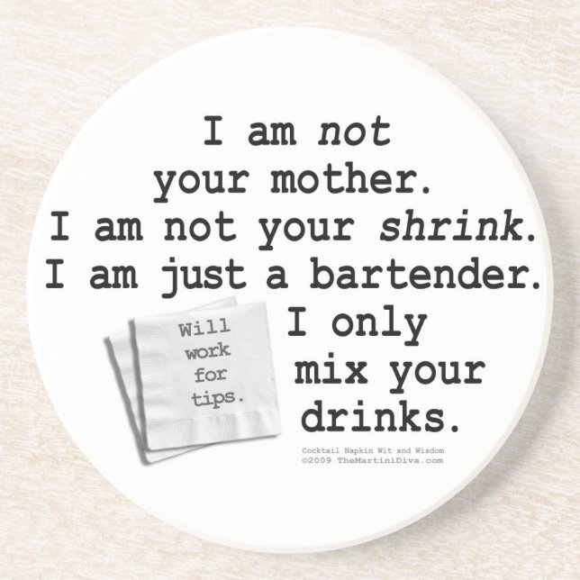 Soy una Posavasos de Barman (Frente)