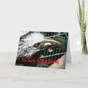 Soy una tarjeta de cumpleaños tan graciosa para el