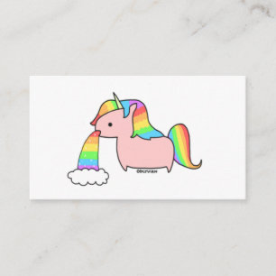 Soy una tarjeta de visita del unicornio