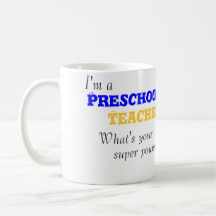 Soy una taza preescolar del profesor