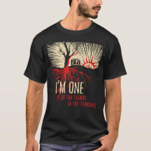 Soy uno de los amigos de la camiseta Furrows—Árbol