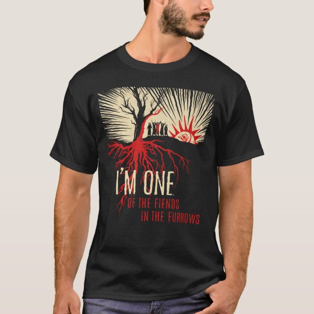 Soy uno de los amigos de la camiseta Furrows—Árbol (Anverso)