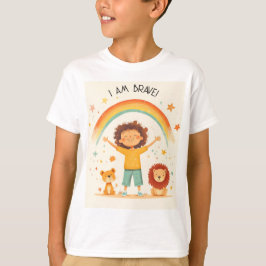 Soy valiente - Camiseta de confirmación infantil