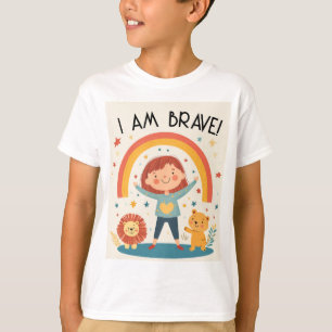 Soy valiente - Camiseta de confirmación infantil
