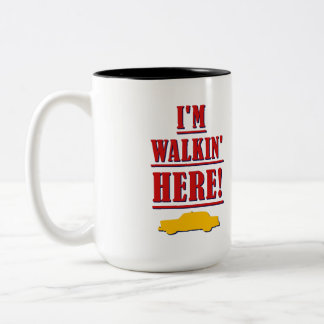 ¡Soy Walkin aquí! Taza italiana/americana
