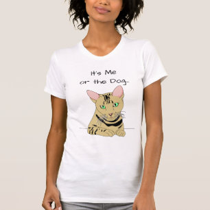 Soy yo o el gato, adiós Fido, graciosa camiseta de