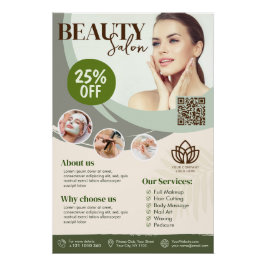 Spa, salón de belleza - Poster brillante