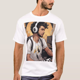 "Space Beats - Futurista Colección de camisetas DJ