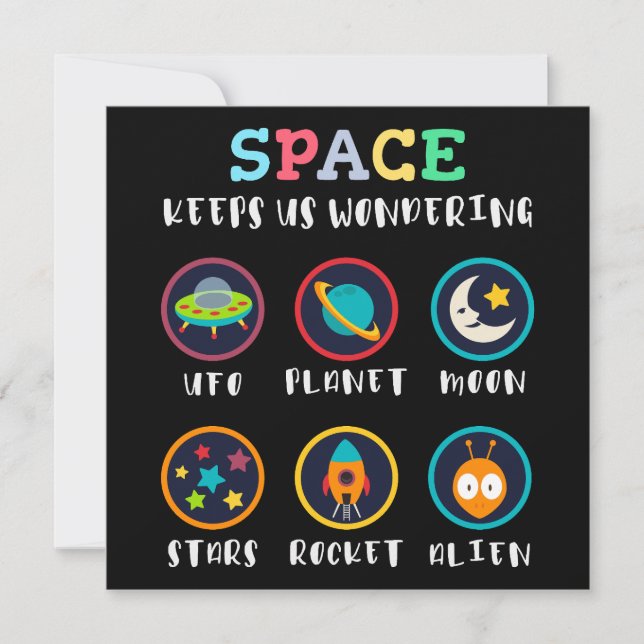 Space keeps us wondering (Anverso)