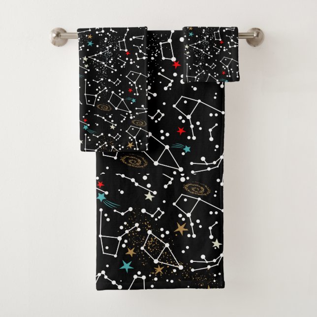 Space Pattern Towel (In situ)