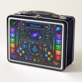 Spaceship Control Panel Personalized Name
