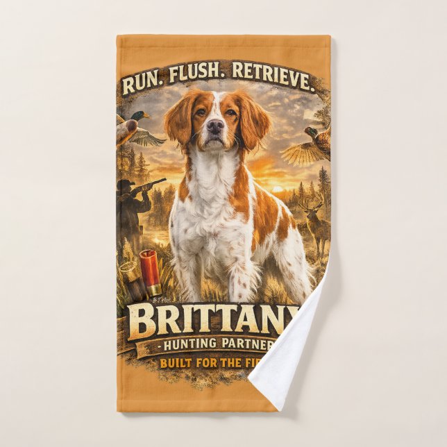 Spaniel Bretón (Toalla de mano)