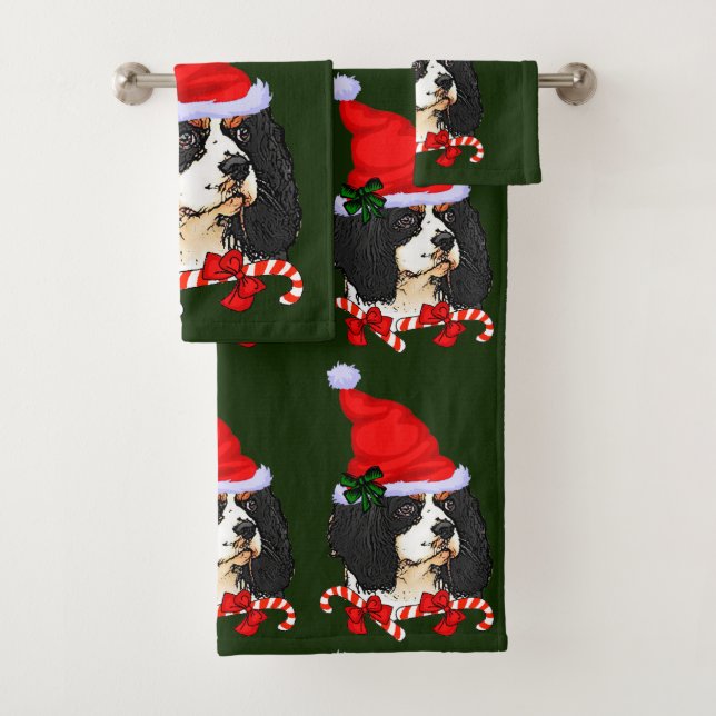 Spaniel Cavalier King Charles Navidad (In situ)