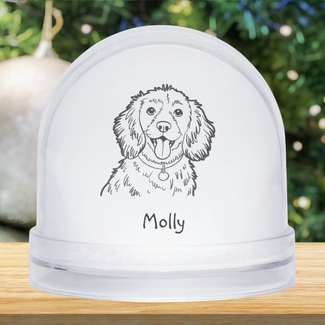 Spaniel Personalizado Perro Navidad (Subido por el creador)