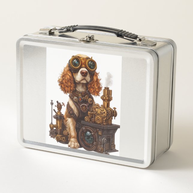 Spaniel Steampunk � Inventor de perros victoriano (Anverso)