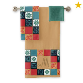 Spanish Portuguese Azulejos Tiles Monogram Initial