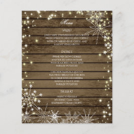 Sparkke Snowflakes y el menú Boda de la Madera del