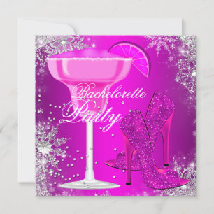 Sparkle Cocktail & Heels Invitación a la Bachelore