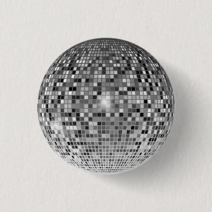 Sparkle Like the 70s: botón Retro Disco Ball