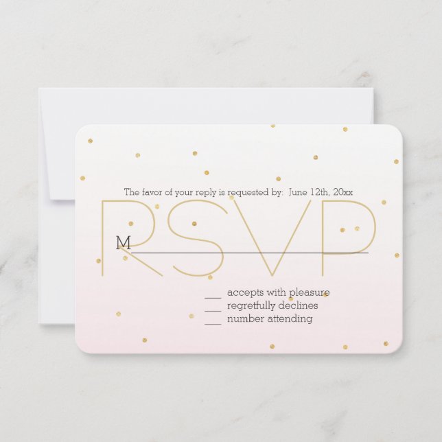 Sparkle Ombre RSVP (Anverso)