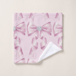 Sparkle Pink Coquette Bow 1st