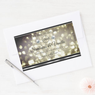 Sparkle Platinum Purpurina Etiqueta de producto Lo