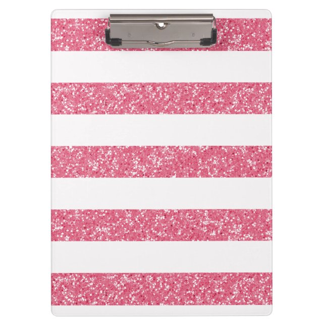Sparkle Purpurina Look Stripes Portapapeles (Anverso)