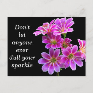 "Sparkle" - Tarjeta fotográfica de arte