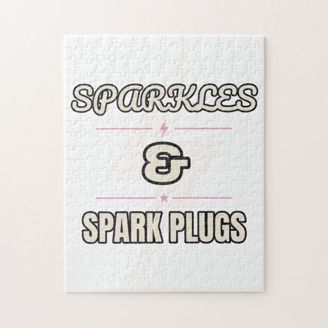Sparkles & Spark Plugs — Rompecabezas (Vertical)