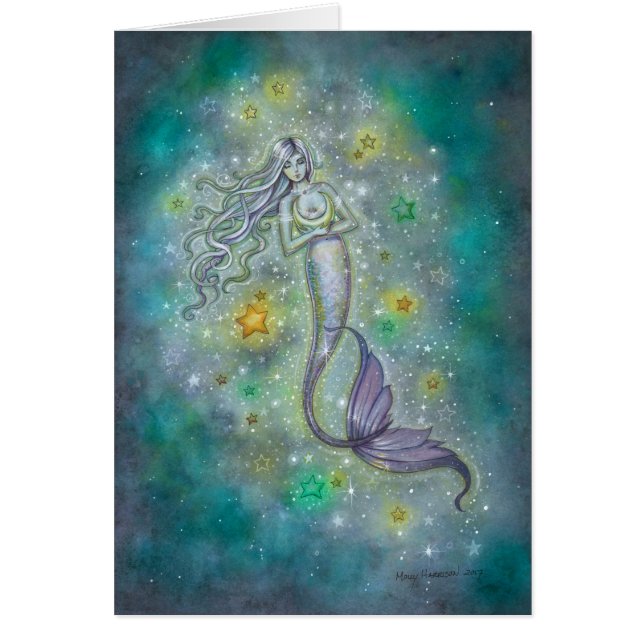 Sparkling Sea Mermaid Fantasy Art (Frente)