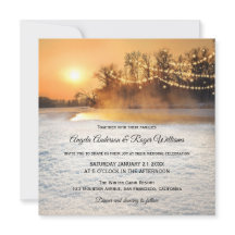 Sparkling String ilumina la invitación a la boda d