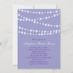 Sparkling Twinkle Lights: Invitación a la ducha de