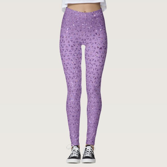 Sparkly Purple Leggings (Anverso)